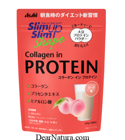 Bột Asahi Slim Up Slim Shape Collagen In Protein của Nhật 225g